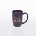 Hot selling China supplier 16oz ceramic belly mug with gold printing microwave safe